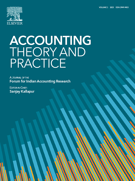 Go to journal home page - Accounting Theory and Practice